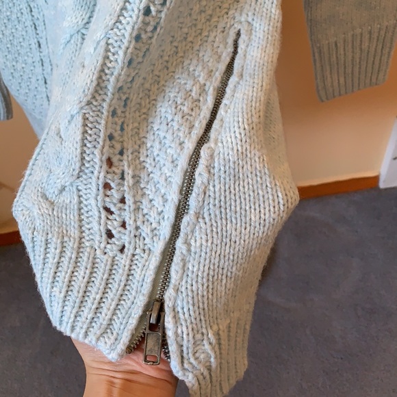 Blue Sweater Dress - Picture 4 of 5